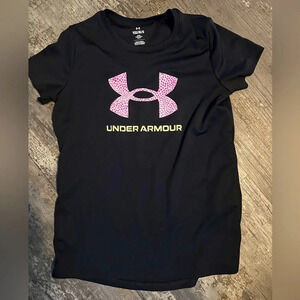 Kids Underarmor logo tshirt dri-fit , size YLG